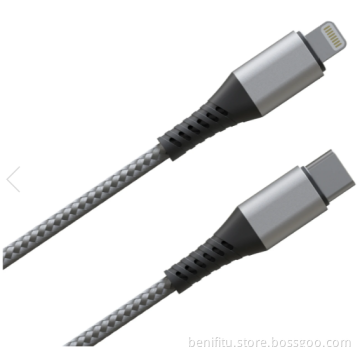 Durable MFI Certified Type C to lightning Cable